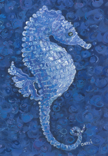 Blue Seahorse