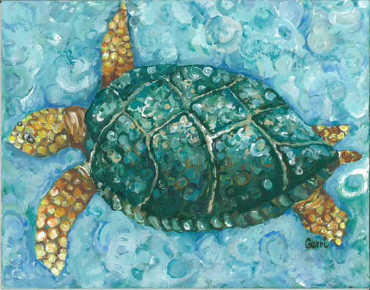 Aqua Turtle